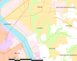 Map commune FR insee code 33167